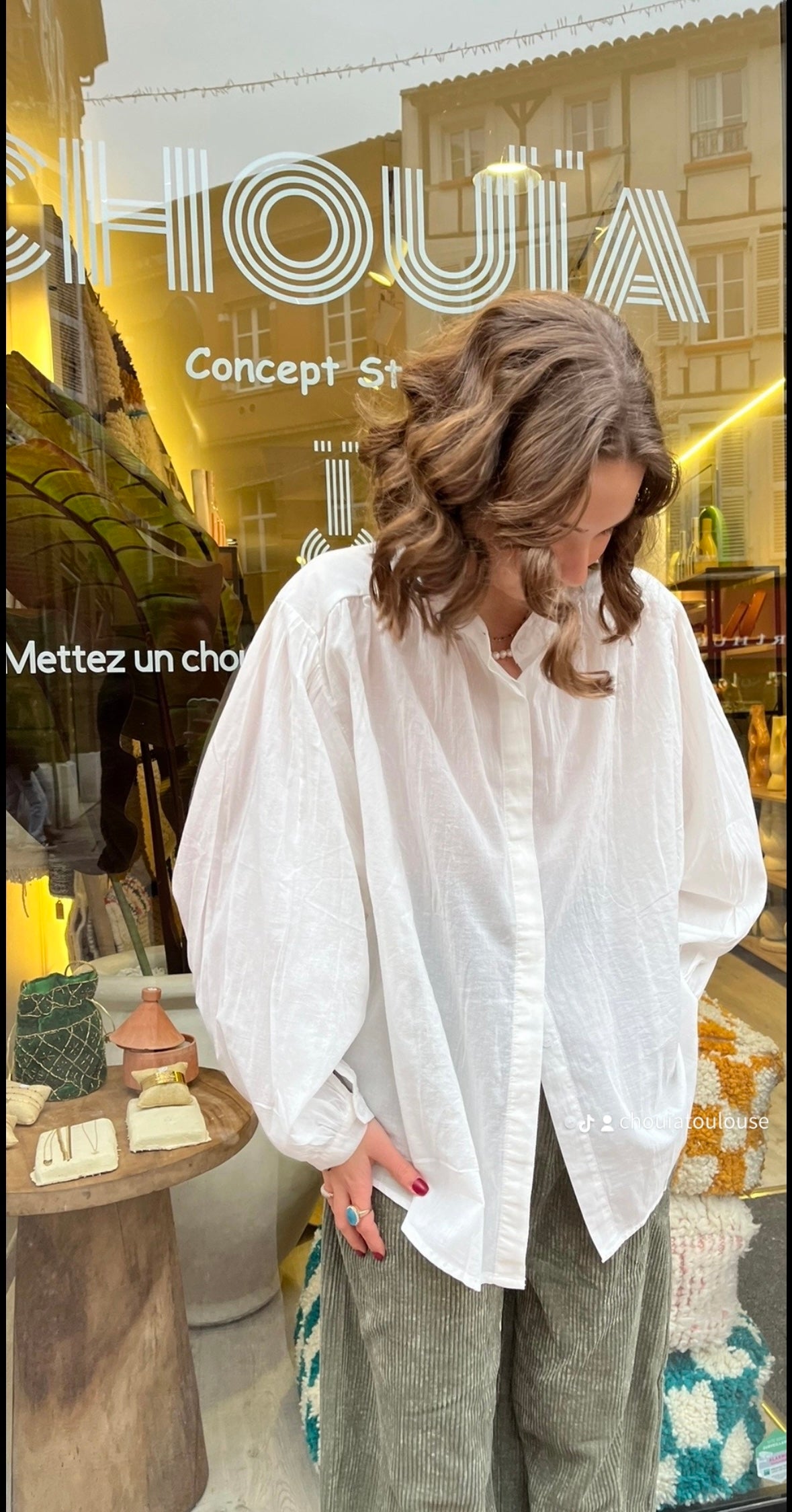 Chemise « Tulum » Blanche