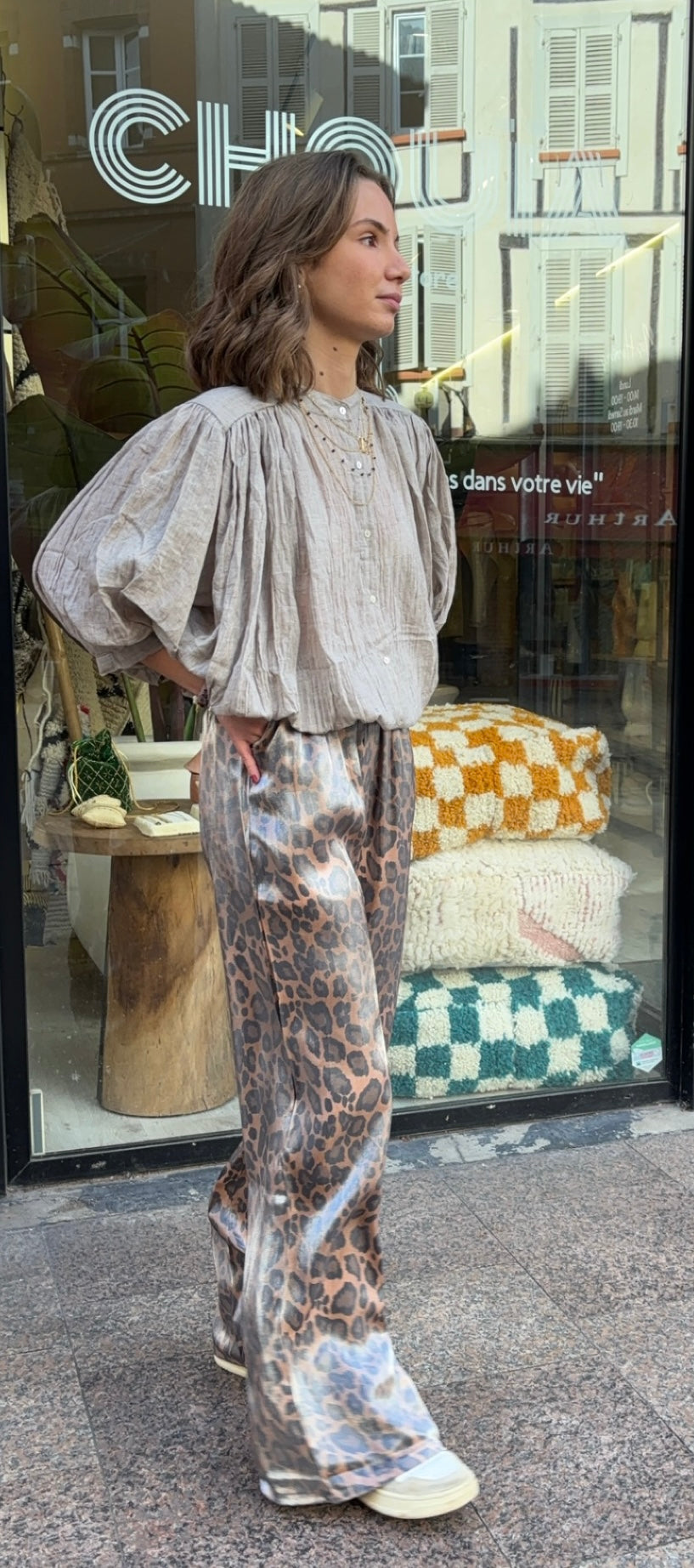 Chemise "Ibiza" Taupe