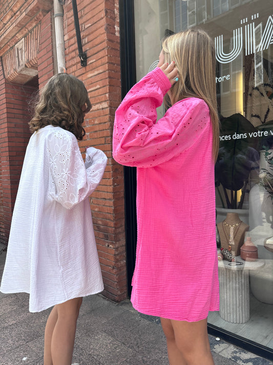 Robe « Gazou » Rose