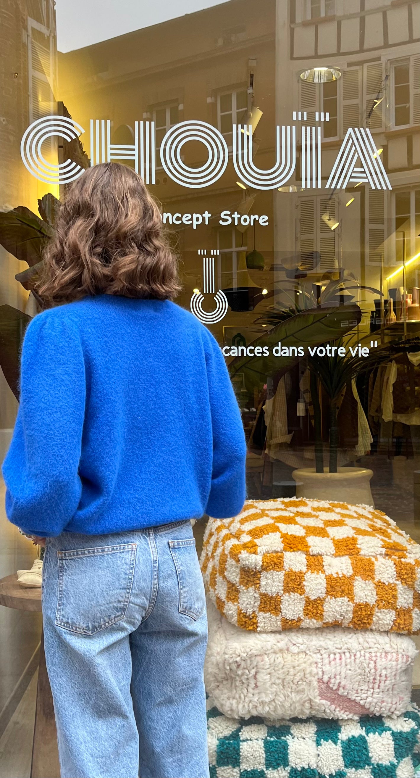Pull "Suzette" Bleu Electric