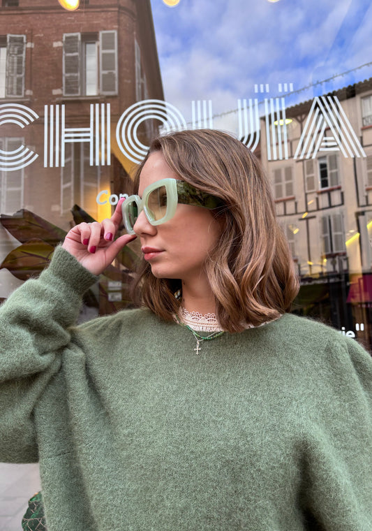 Lunette solaire "ANNA" Verte