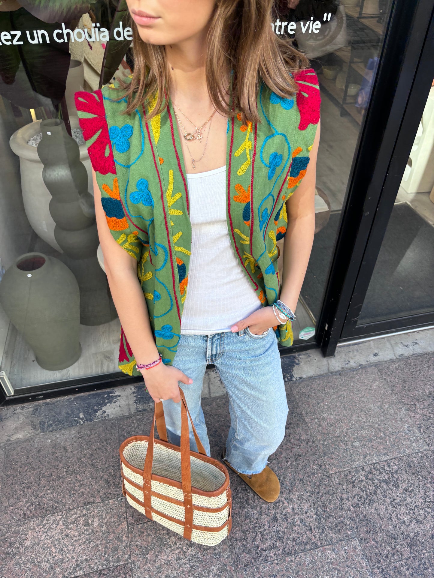 Gilet sans manche « New Delhi »