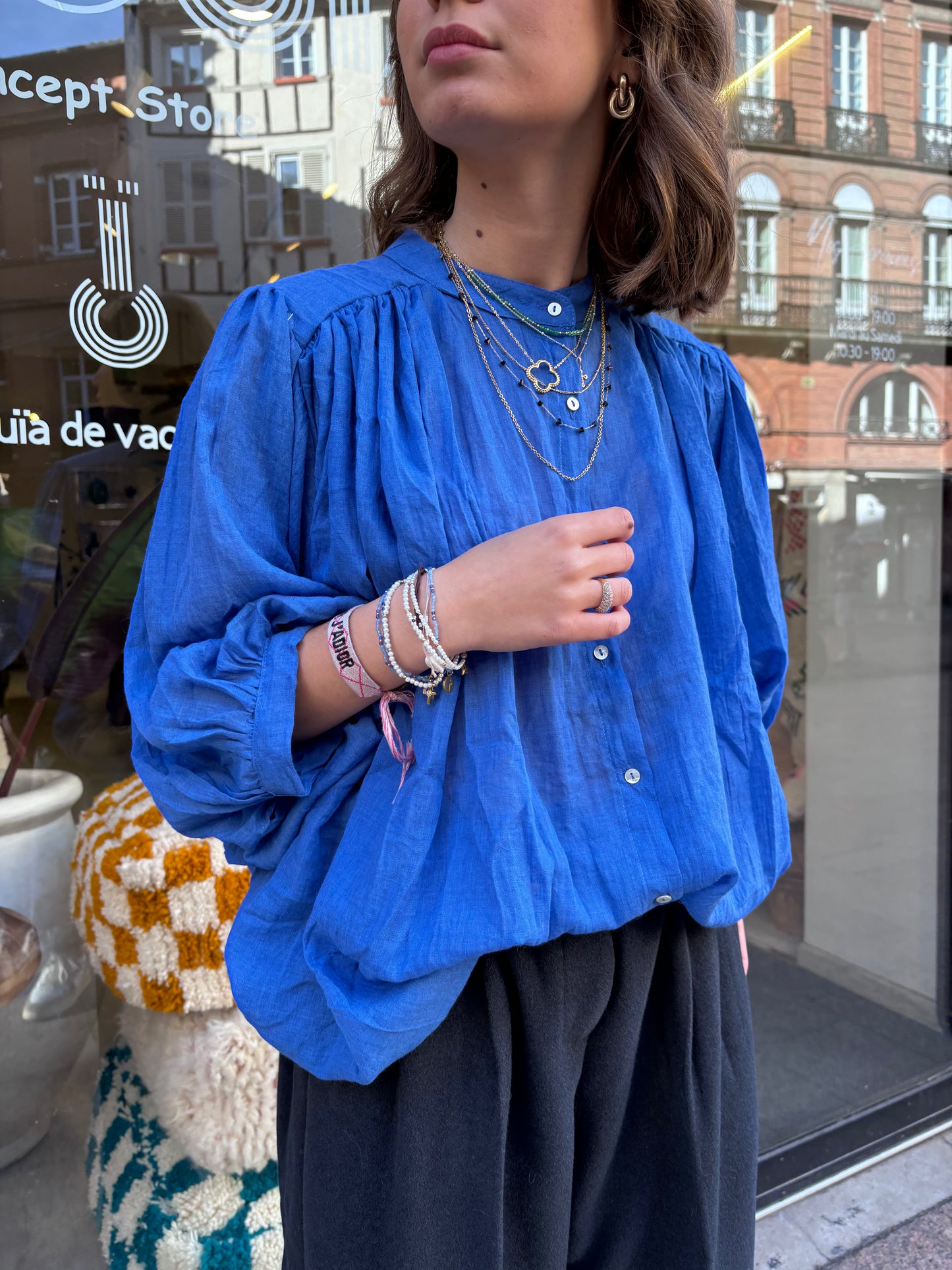 Chemise "Ibiza" Bleu