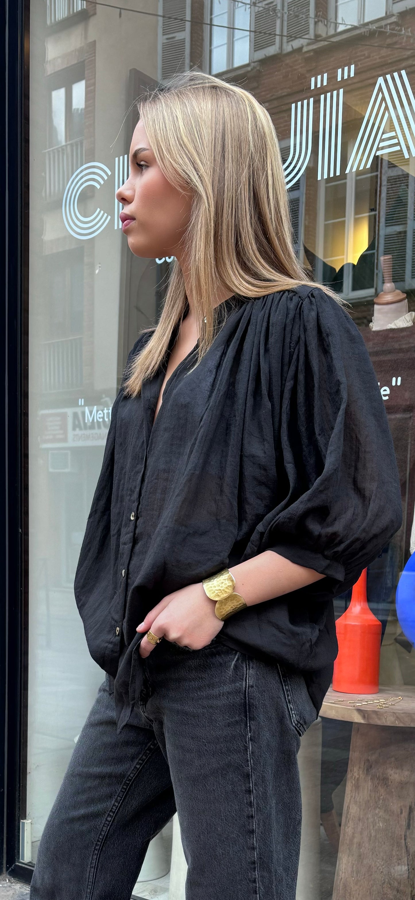 Chemise « Ibiza » Noir