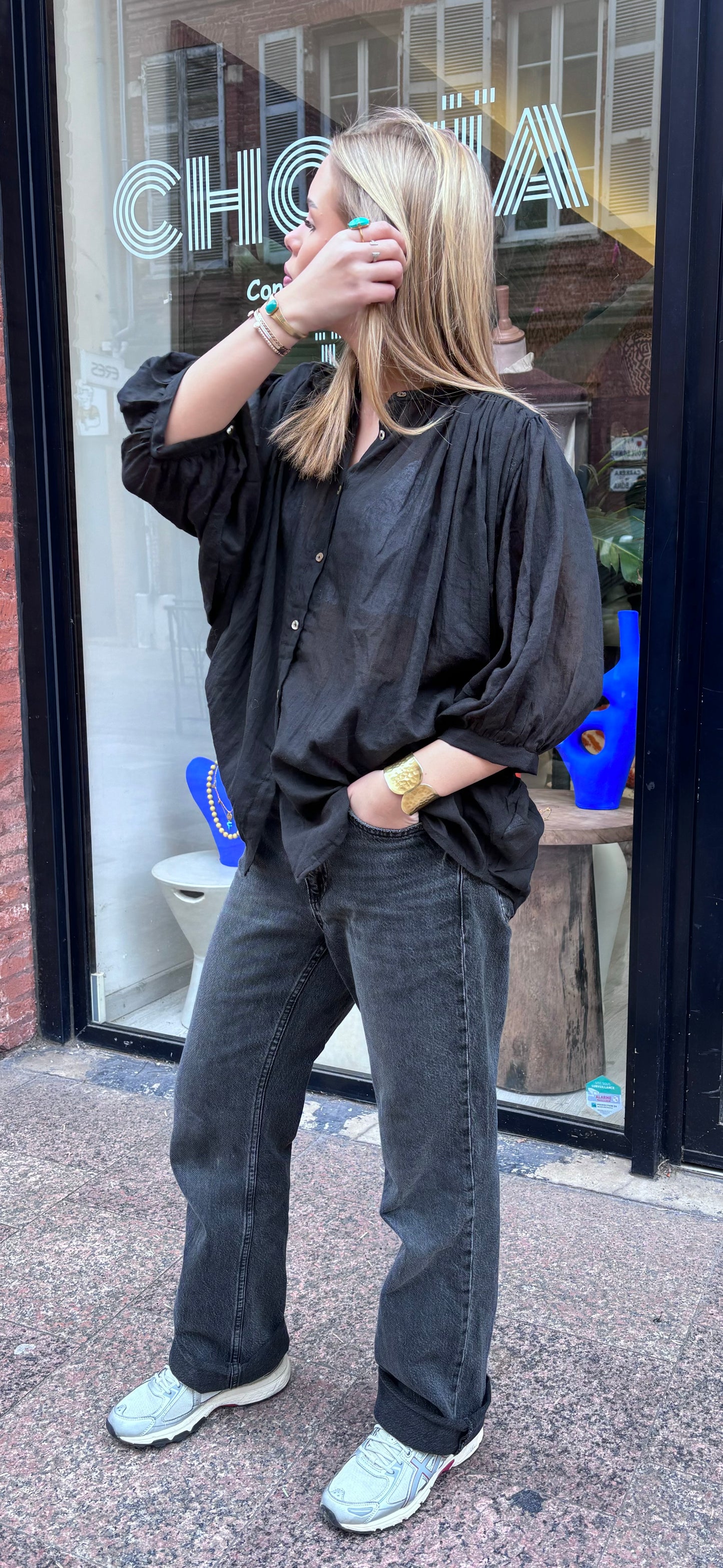 Chemise « Ibiza » Noir