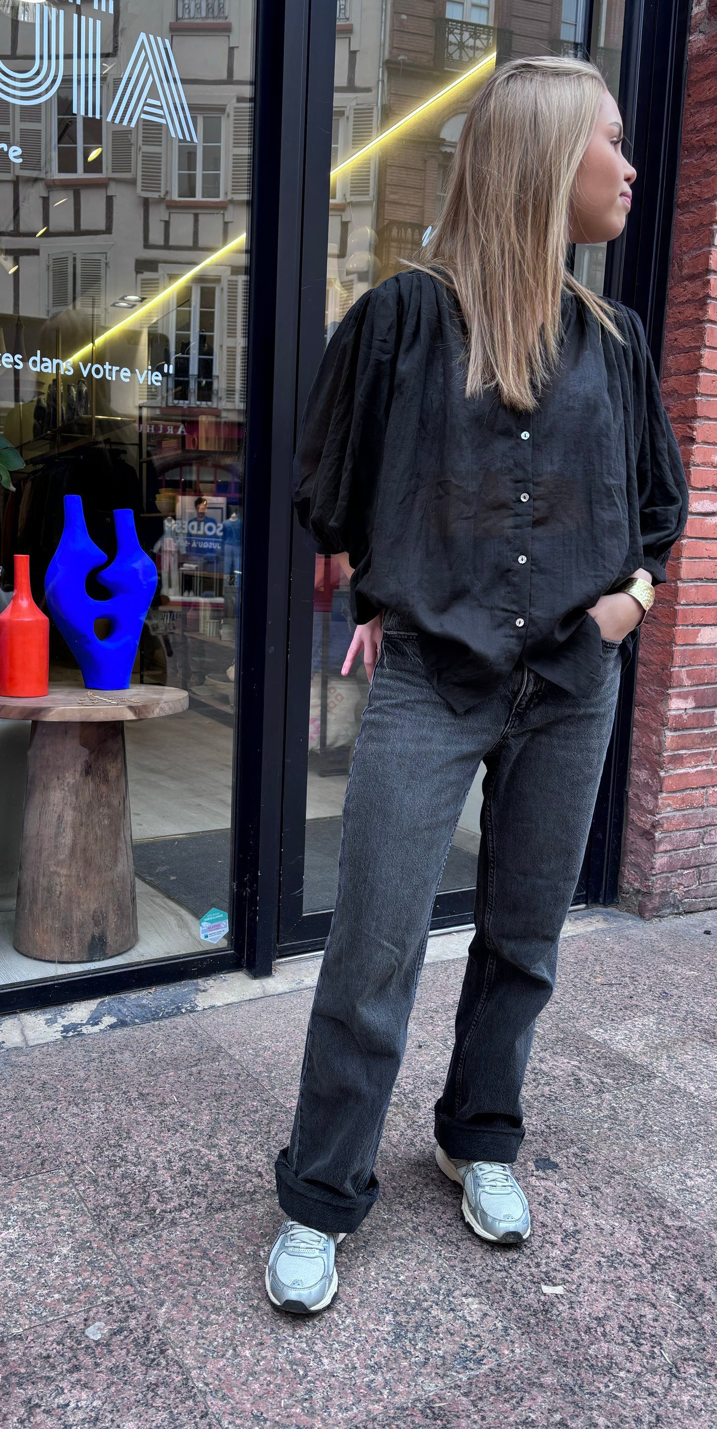Chemise « Ibiza » Noir