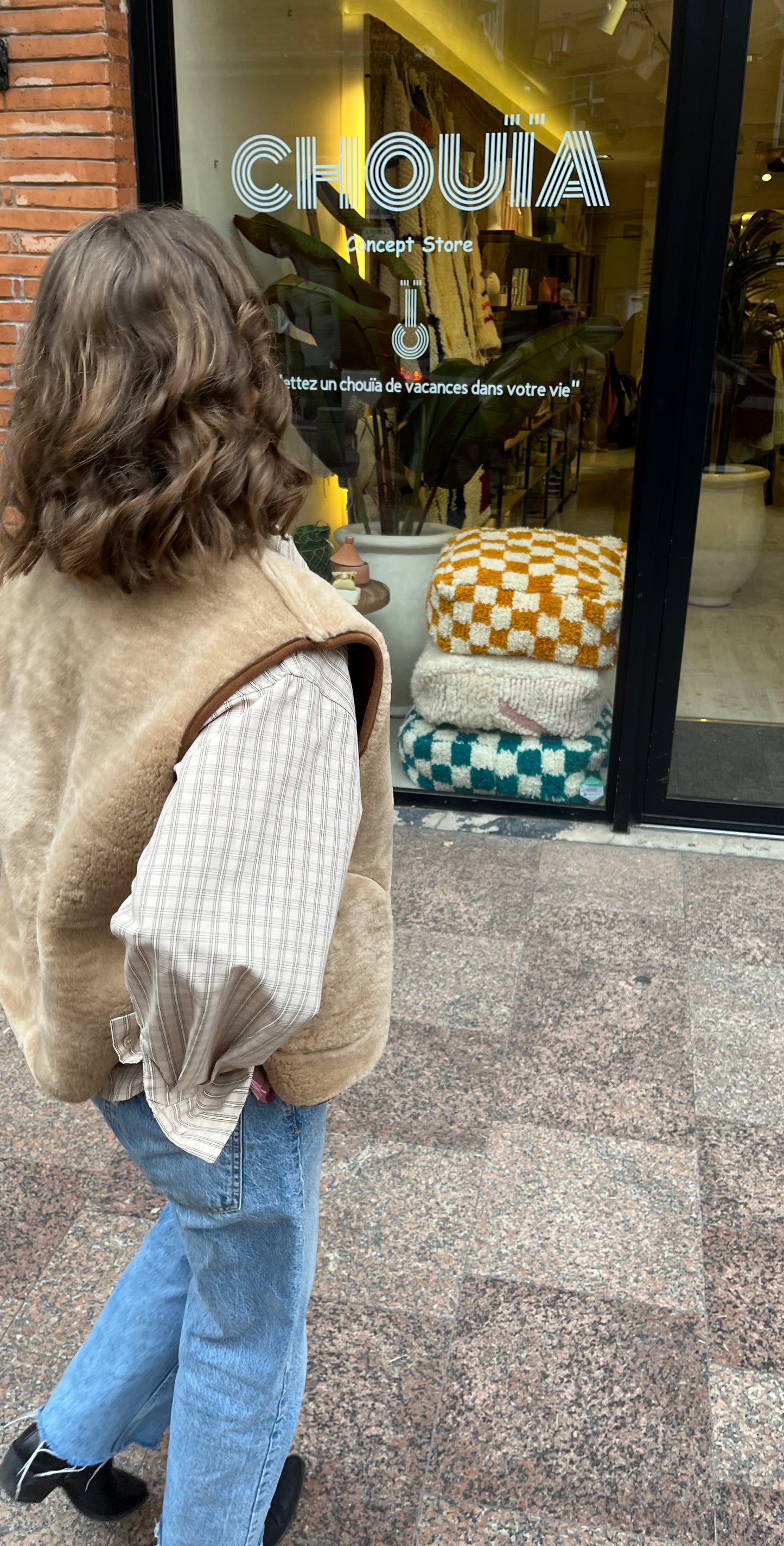 Gilet réversible sans manche "Montana" Camel