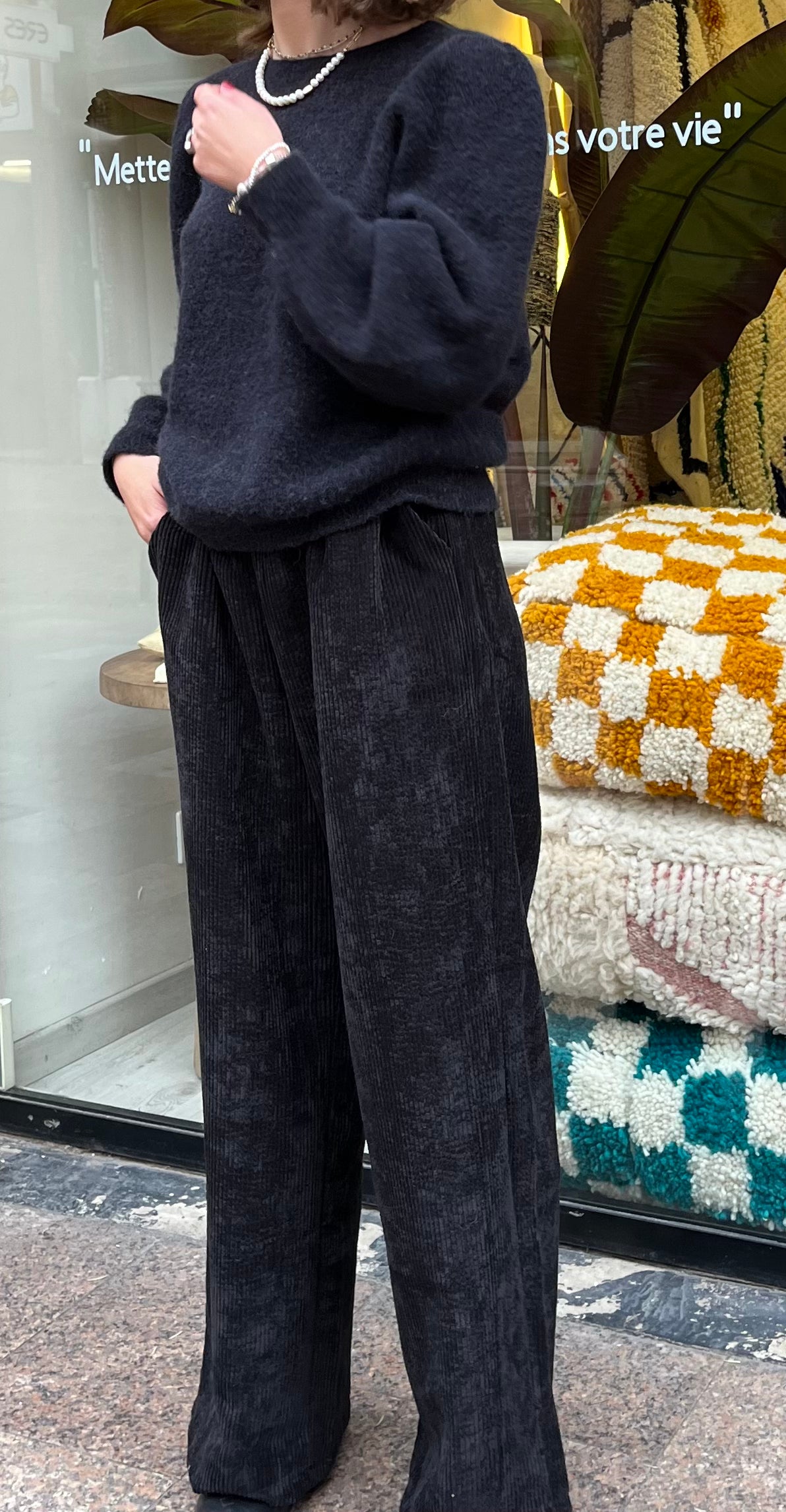 Pantalon "Robert" Noir