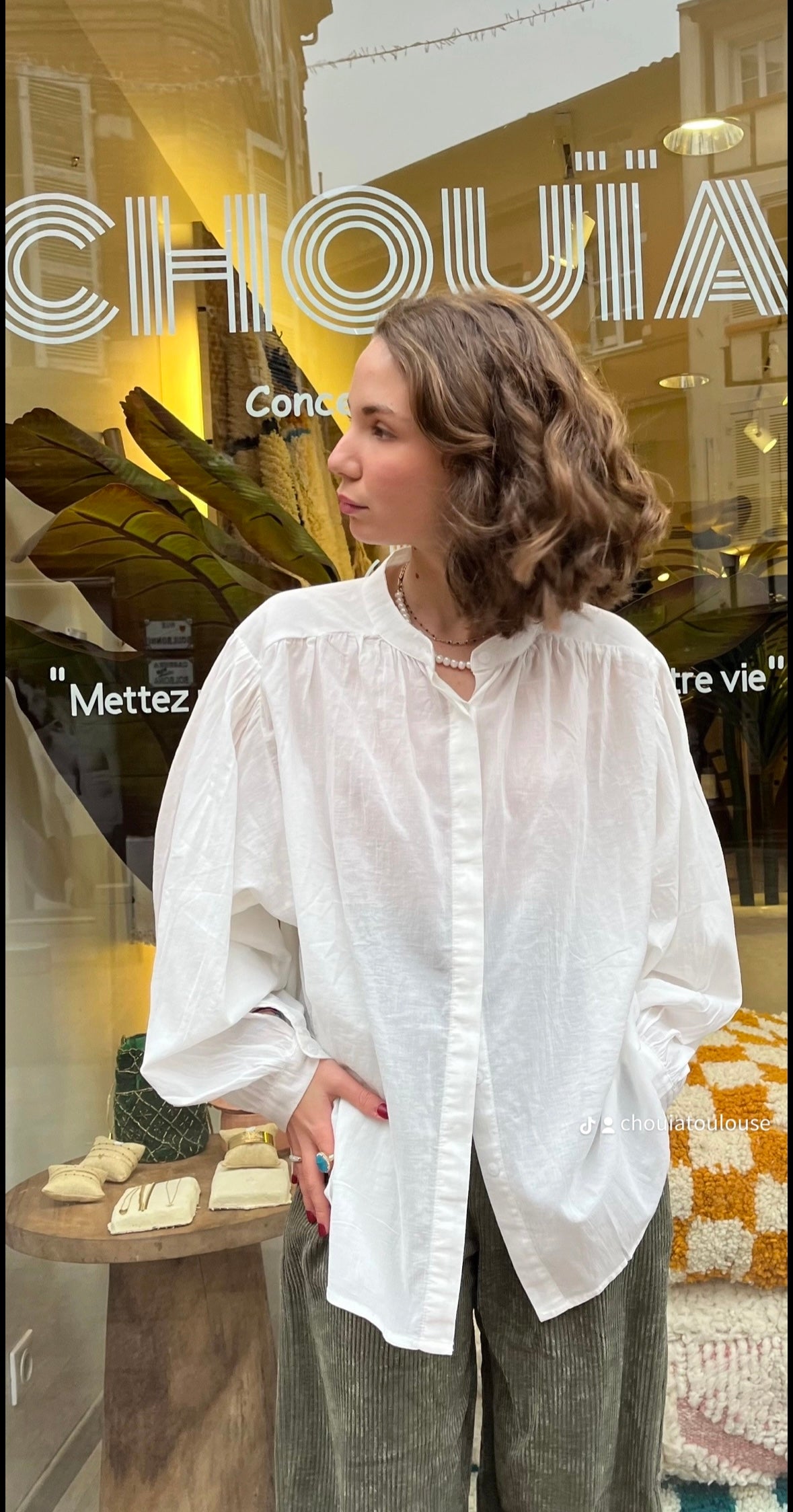 Chemise « Tulum » Blanche
