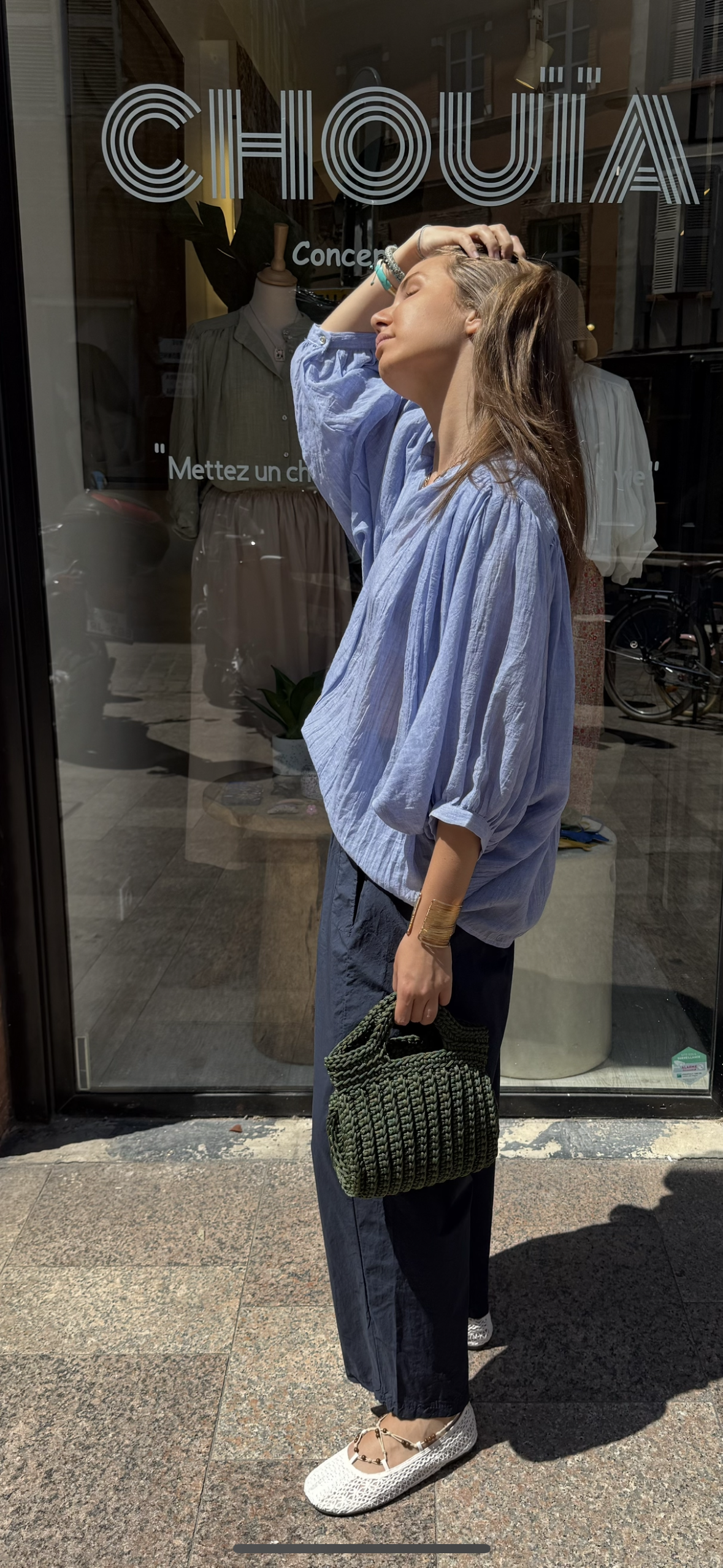 Chemise « Ibiza » bleu jean